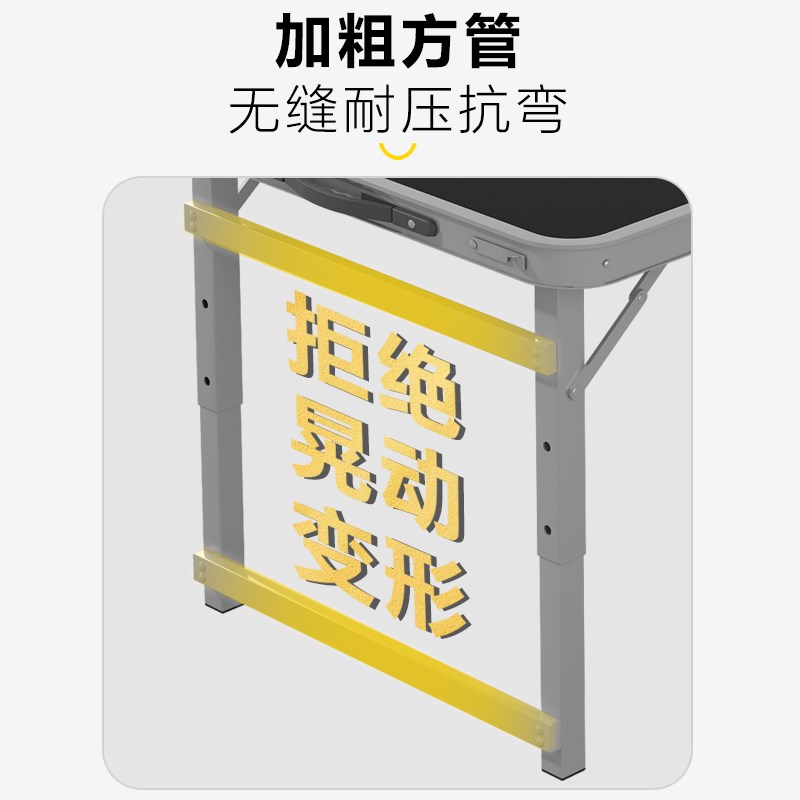 速发折叠桌子长方形餐桌摆摊商用轻便出摊一桌四椅户外露营桌椅便