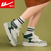 女学生潮鞋 厚底小白鞋 2025冬季 回力高帮板鞋 新款 时尚 百搭休闲潮鞋