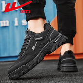 新款 春夏季 工装 靴劳保鞋 回力正品 百搭厚底耐磨防滑潮鞋 马丁靴男鞋