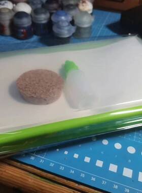 安云战锤 老谢家高档 调色 绿色湿盘盒 高密度海绵版