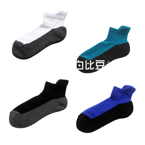 精梳棉毛巾底日单耳朵短筒袜子