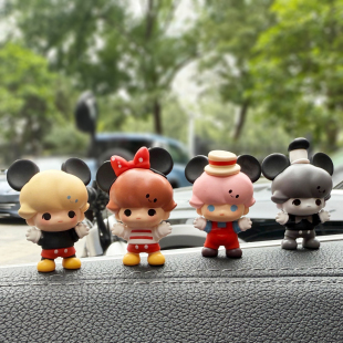 满35包邮泡泡玛特萌粒正版迪斯尼Dimoo系列潮玩手办车载摆件礼物
