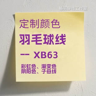 羽毛球线 自染色线 XB63 定制