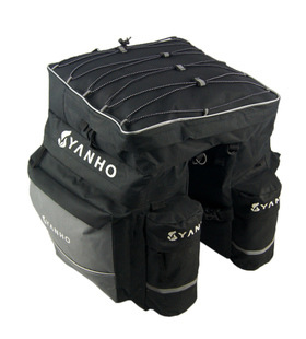 YANHO\焰狐自行车驮包后货架包 山地车驼包 川藏货架包 带防雨罩