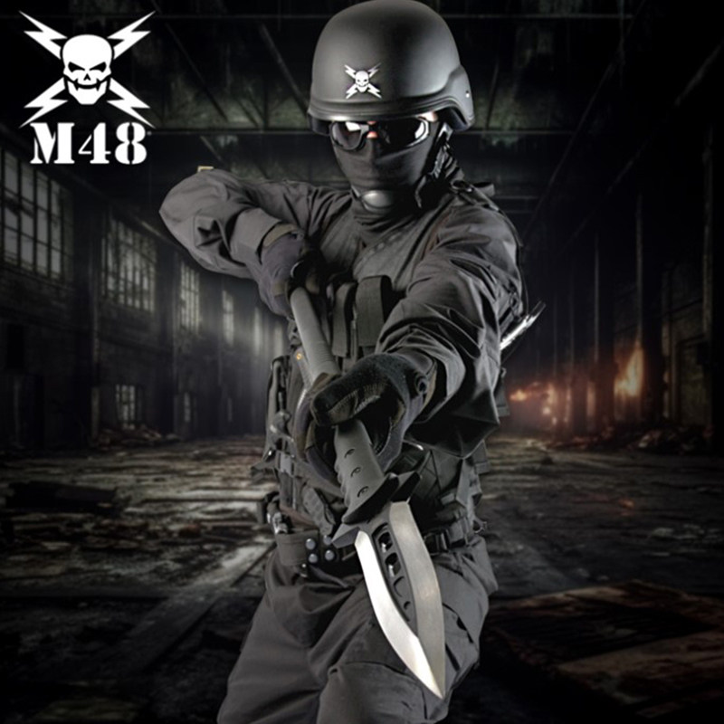 美国united联合m48户外不锈钢生存探险野营实用战术冲刺长矛锋利