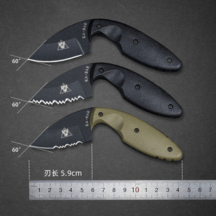 进口美国卡巴ka-bar1480随身便携自卫战术防身迷你直刀EDC小爪刀