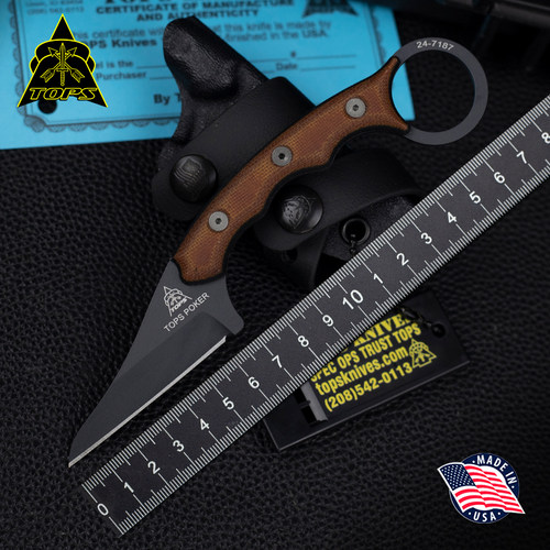 美国进口TOPS托普斯战术扑克直刀