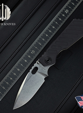 美国Strider挺进者SNG刀展限定款户外高硬度粉末钢战术便携折叠刀