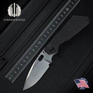 美国Strider挺进者SNG刀展限定款户外高硬度粉末钢战术便携折叠刀
