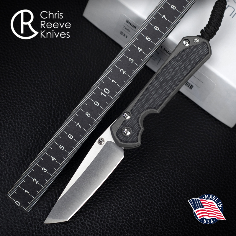 美国进口Chris Reeve克里斯.里夫沙本沙户外粉未钢战术便携折叠刀