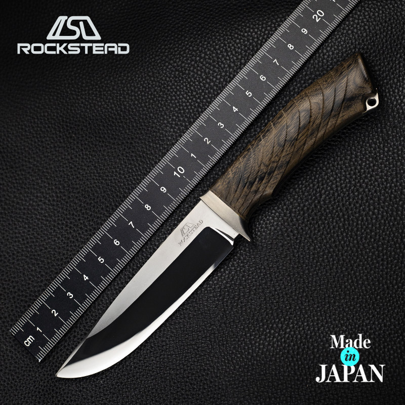 日本进口Rockstead花田洋KON-ZDP根户外高硬度粉末钢日式镜面直刀