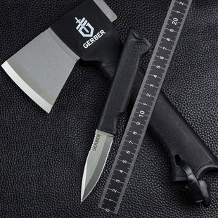 美国进口正品Gerber戈博户外野营探险生存丛林手斧多功能便携斧头