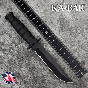 备野营防身直刀 BAR卡巴1259户外高碳钢求生战术装 美国进口正品