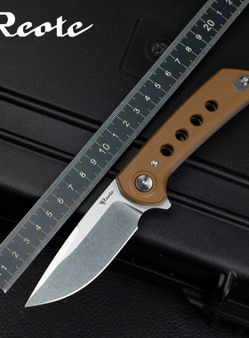 锐特Reate新款PL-XF户外多功能不锈钢防身便携EDC折叠刀野营生存