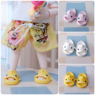 ob11娃鞋 动物拖鞋gsc p9 p10 雪糕体 灯笼体 素体 12分bjd娃鞋子