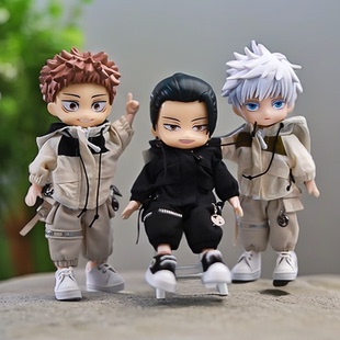 ob11娃衣 工装服外套冲锋衣 阿巳体P9 P10妖精体衣服 12分bjd娃衣