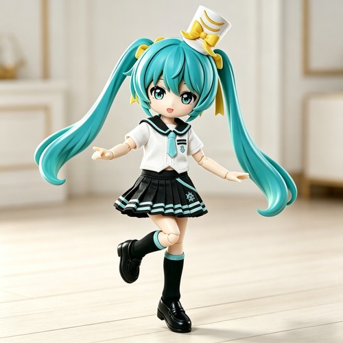 初音未来米甜三12分素体娃衣