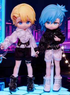 ob11娃衣 阿巳2.0 哥特衬衫套装妖精体 北冥p10甄嬛12分bjd娃衣服