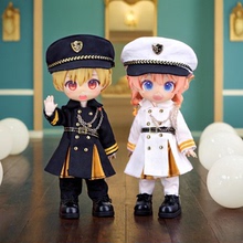 ob11娃衣 制服大衣套装UFDOLL P9 p10素体gsc粘土人bjd娃12分娃衣