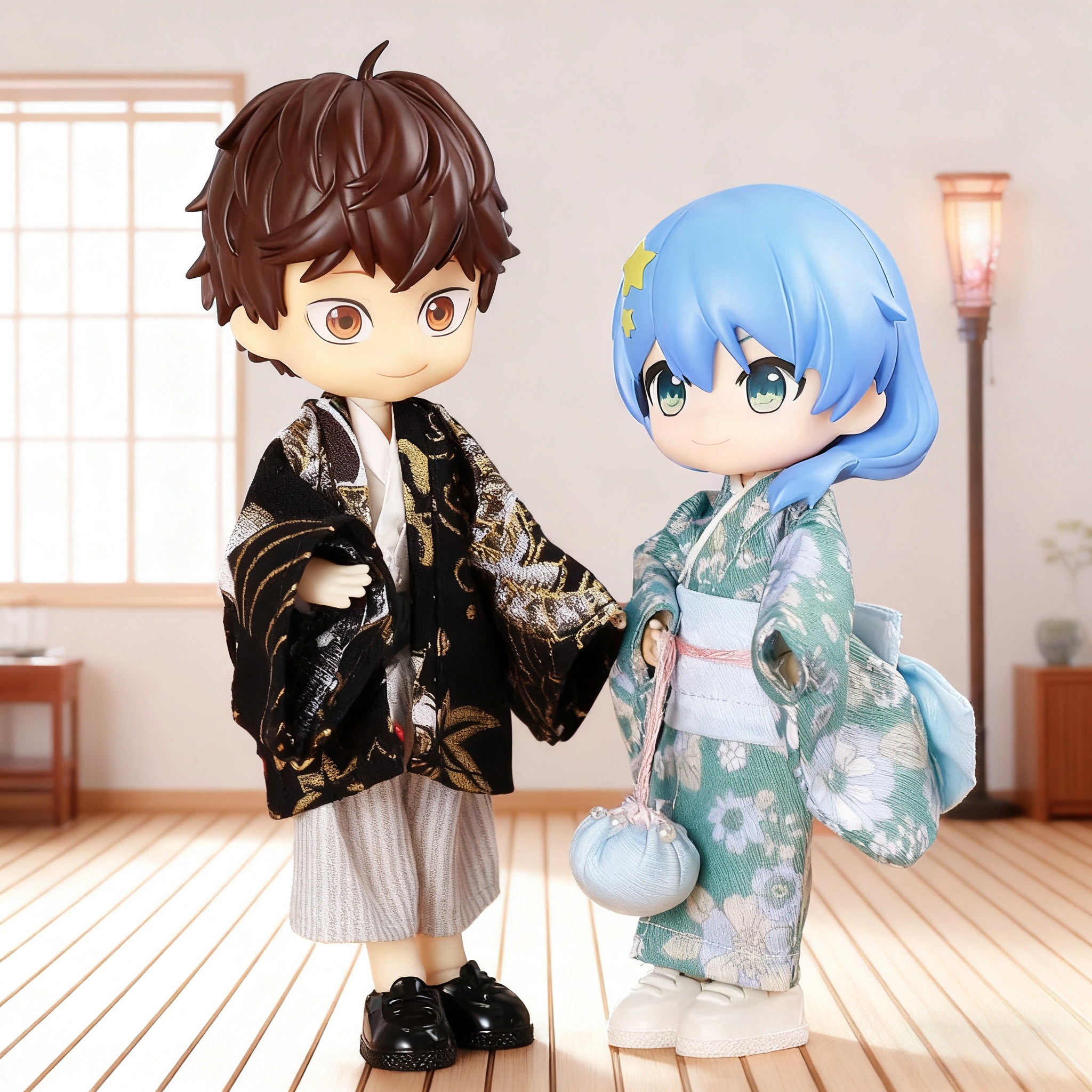 p9p10和服套装ob11娃衣12分衣服