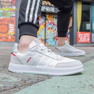 阿迪达斯男女鞋COURTMASTER 轻便 运动休闲低帮板鞋FX3447 FX3453