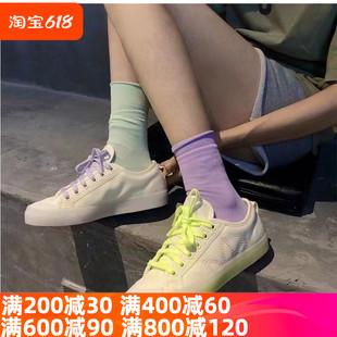 夏经典 adidas三叶草女鞋 Nizza 鸳鸯轻便百搭运动休闲帆布鞋 GX2731