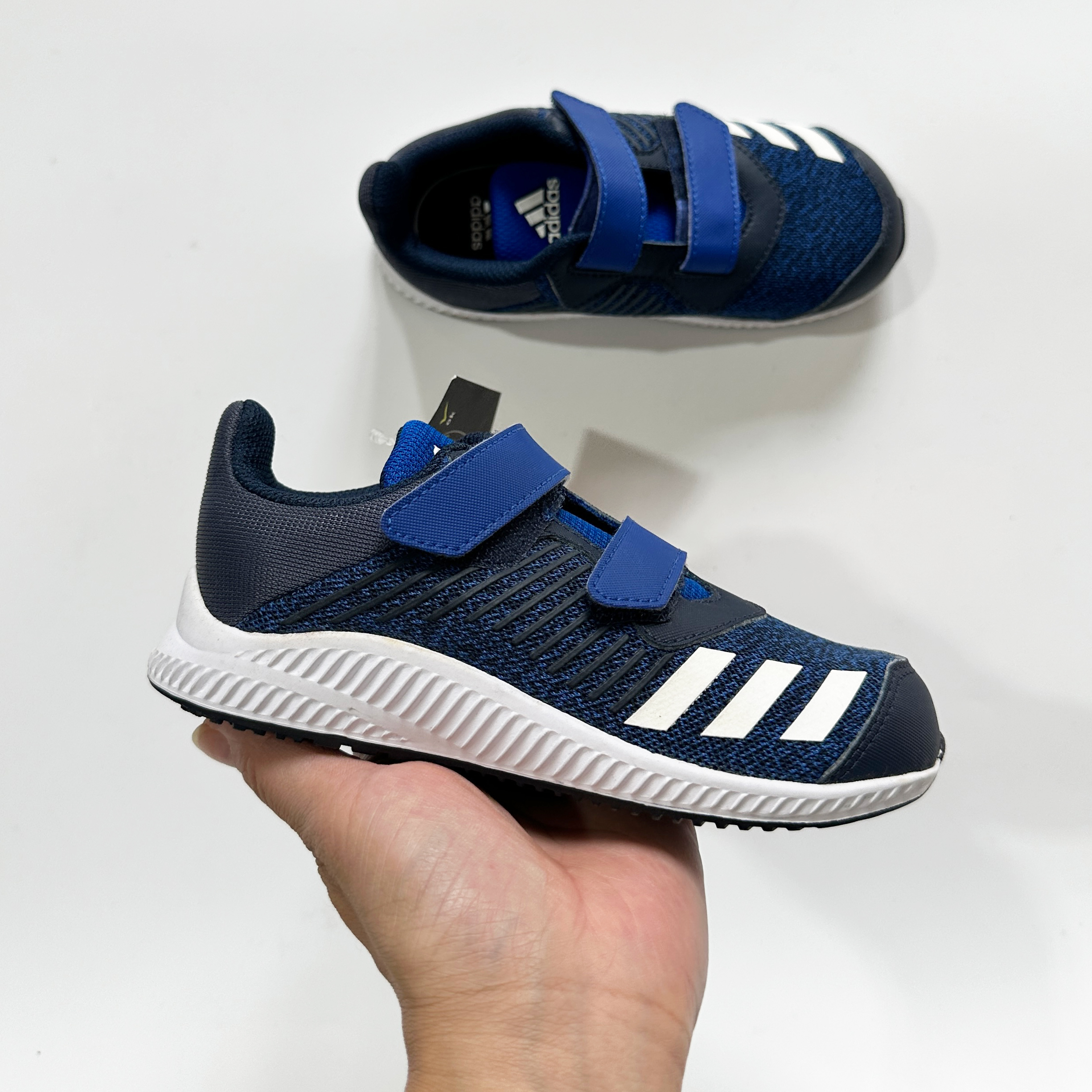 adidas阿迪达斯男小童Fortarun CF魔术贴轻便运动休闲童鞋B