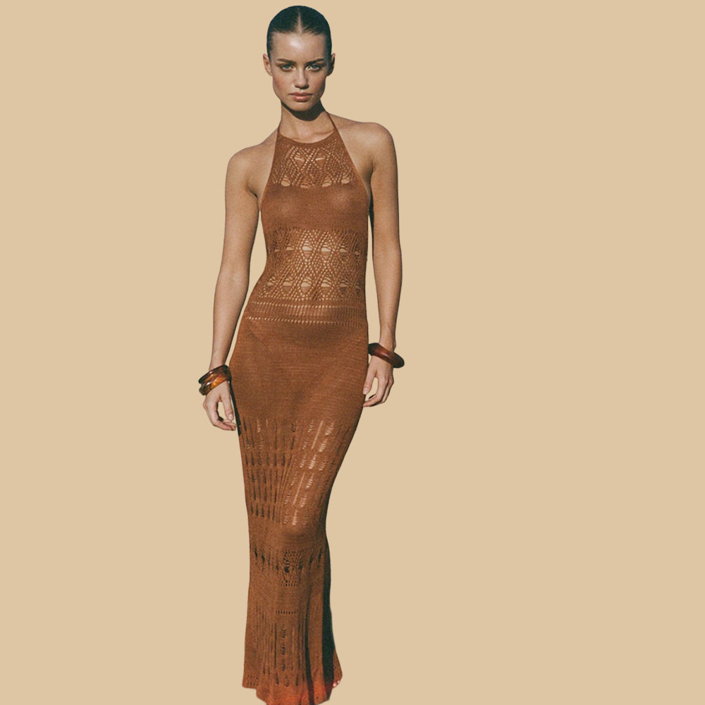 欧美新款沙滩派对性感露背比基尼