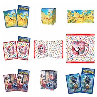 亚洲版宝可梦151系列莉佳卡套梦幻牌垫卡册帝王拿波牌套PTCG卡盒