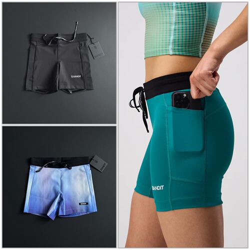 美国Bandit Compression Bottoms 女款 马拉松 越野 速干跑步短裤