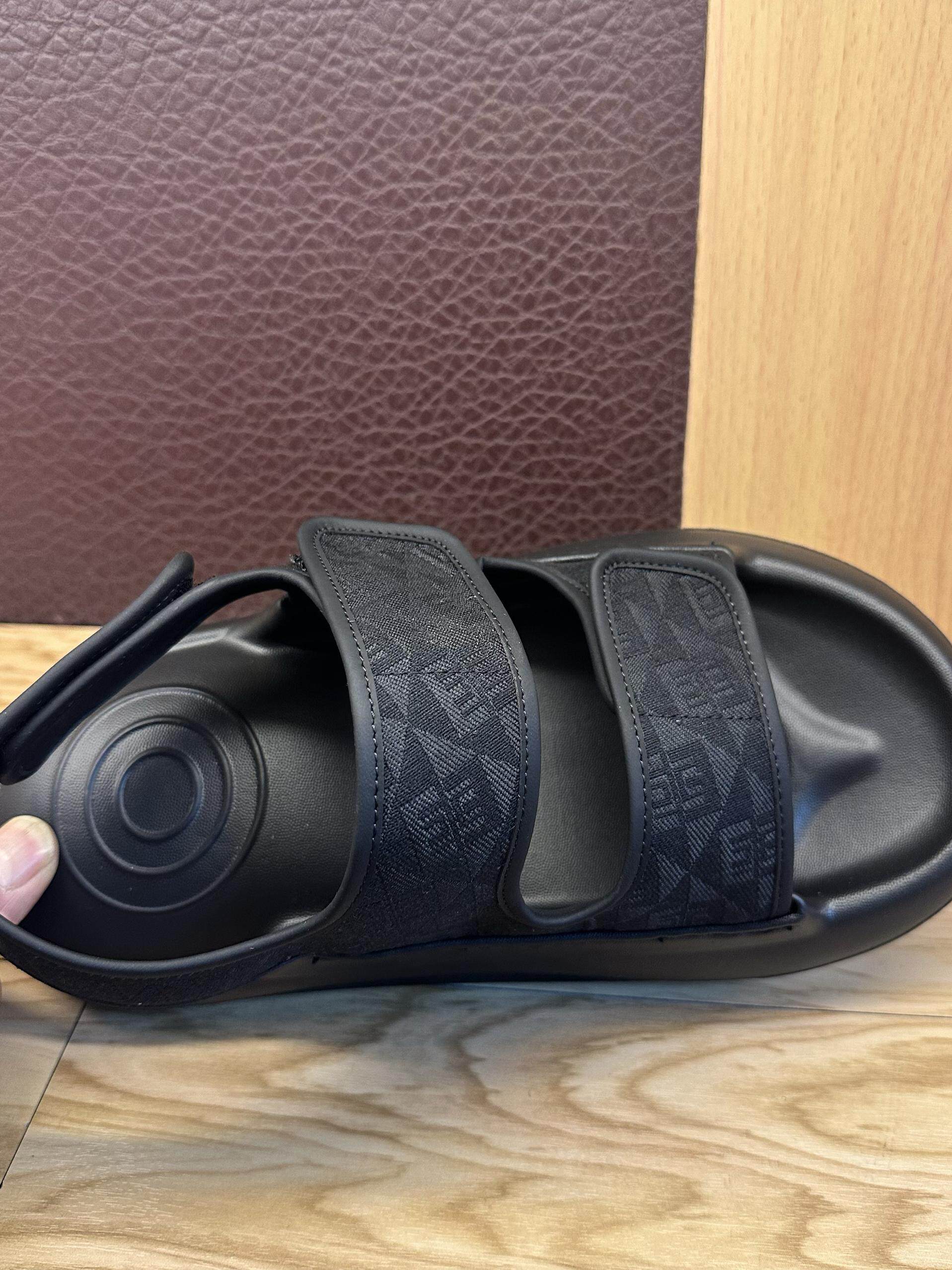 NATIONAL TIDE POPULAR SANDALS MENS 2024 NEW SUMMER WEAR-LIKE ROMAN SHOES THICK-SOLED FLATFORM CASUAL BEACH SHOES