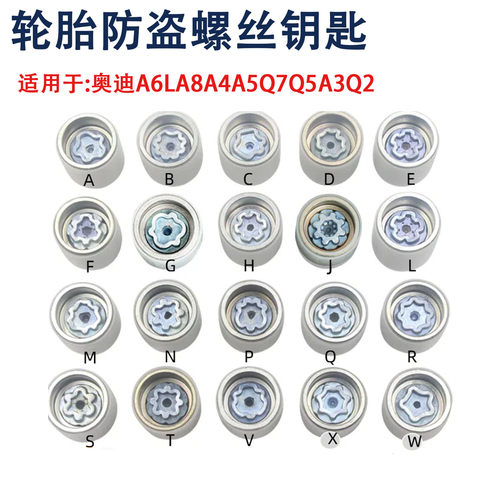 轮胎螺丝拆卸工具防盗螺丝钥匙套筒适用奥迪全系A3A4LA5A6Q7Q8Q5
