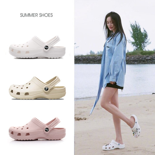 杨幂同款防滑平底洞洞鞋2026新款