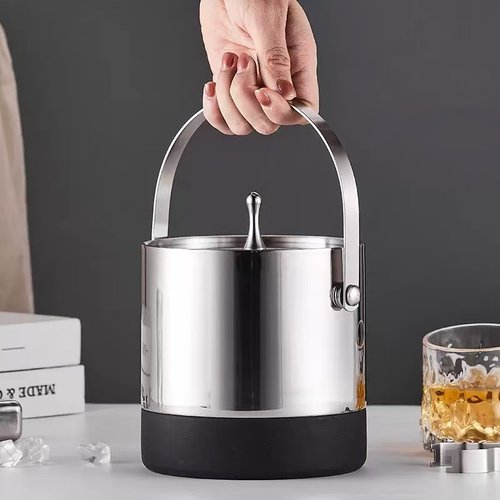 304不锈钢双层冰桶创意家用