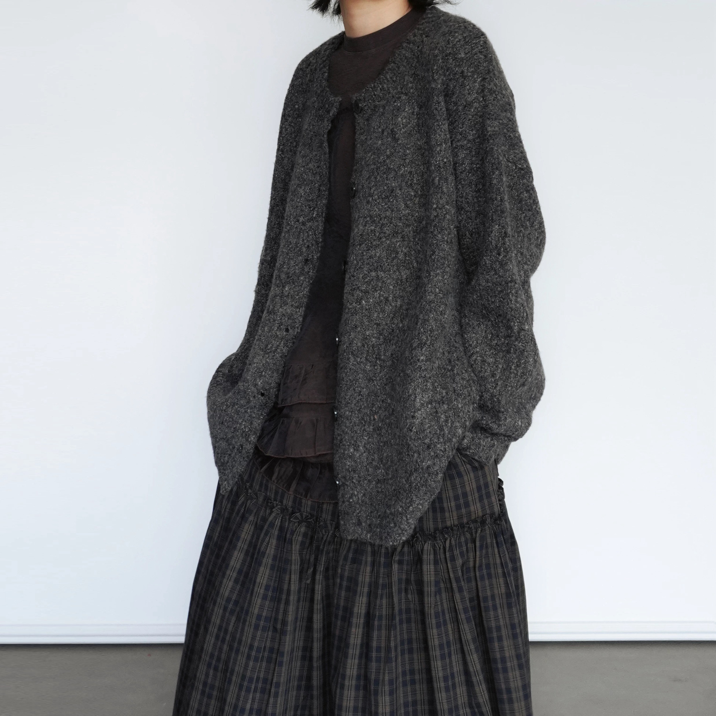 尢系UXI 复古日系文艺风宽松休闲百搭针织开衫毛衣外套,女装/女士精品,毛针织衫,淘宝优惠券,粉丝福利购,淘宝优惠卷