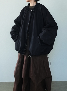 尢系UXI 复古短款棉服外套男女中性风宽松工装夹克百搭冲锋衣风衣