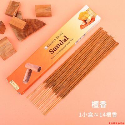 GardenFresh印度进口玛莎拉手工檀香沉香NagChampa房间竹签线香