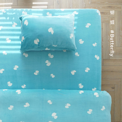 CASTLEGARDEN床品重磅湖蓝蝴蝶