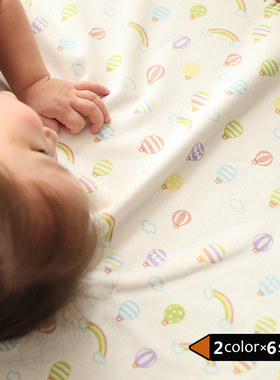 Castle Garden生理期防污防滑全棉三角针包边隔尿垫 热气球/青蛙