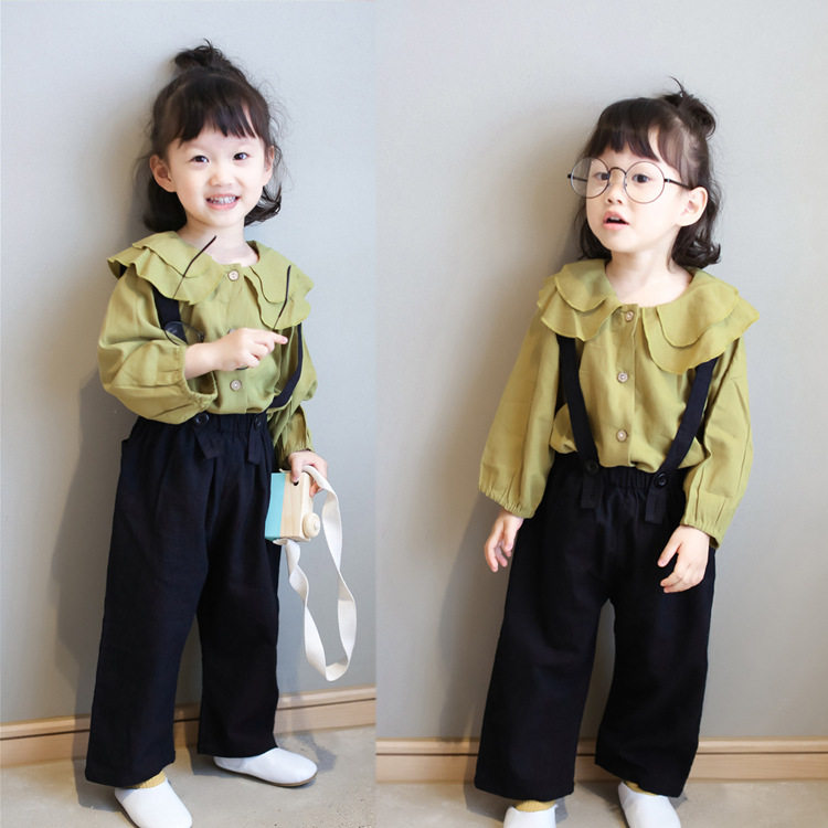 Chemise fille à manche longue - Ref 2085304 Image 1