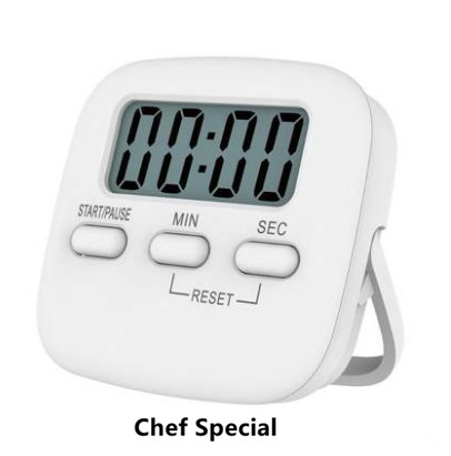 带磁性烘培工具 白色简约烘培定时器工具家用厨房计时器定时器