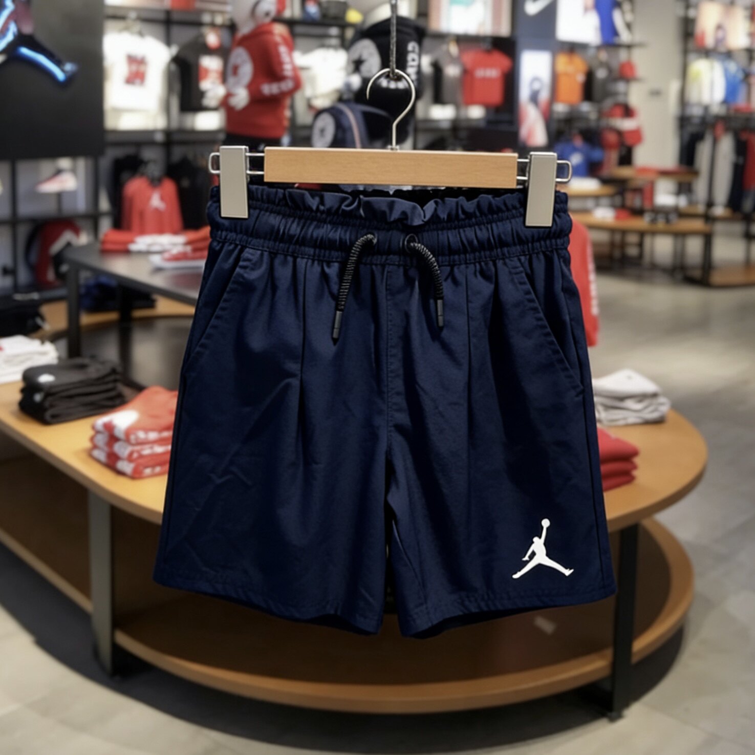 Jordan kids正品童装夏款女小童短裤HM4562梭织短裤