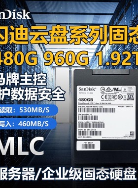 MLC固态硬盘1T闪迪云盘960G 1.92T SATA3企业级服务器固态硬盘2T
