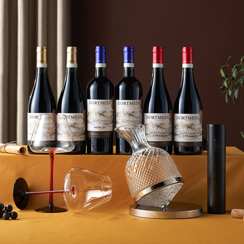 多特梅德中央山谷珍藏级美乐西拉赤霞珠干红葡萄酒组合6支送酒具,酒类,干红静态葡萄酒,淘宝优惠券,粉丝福利购,淘宝优惠卷