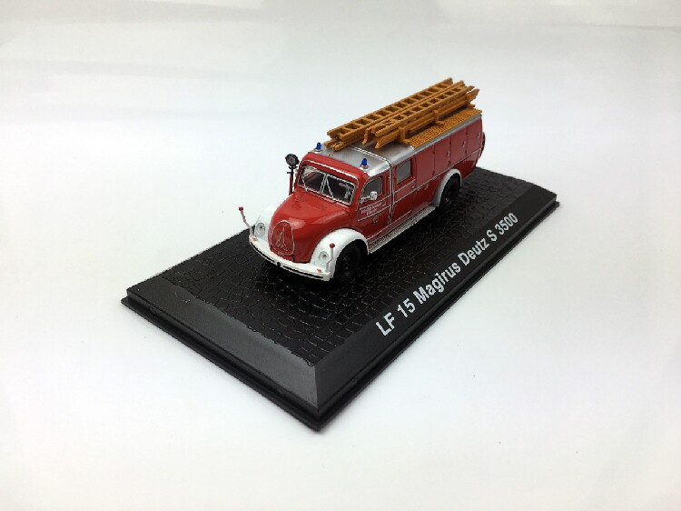1:72 马基路斯 lf 15 magirus deutz s 3500 消防车合金模型