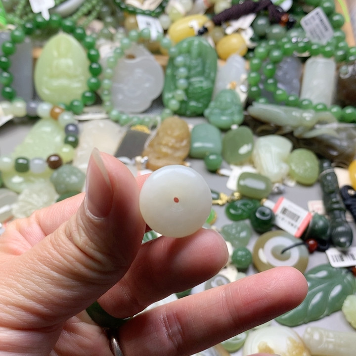 K19白玉平安扣4586,珠宝/钻石/翡翠,其他,淘宝优惠券,粉丝福利购,淘宝优惠卷