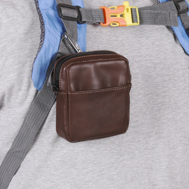 折叠屏手机包斜挂腰包穿皮带皮套小袋子适用三星vivo华为oppo男女