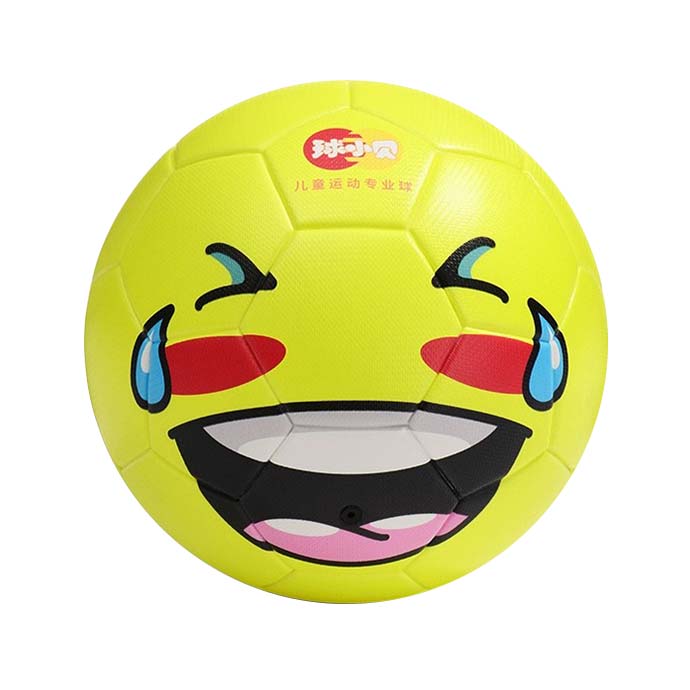 球小贝Glory表情系列足球PU材质防磨耐滑初中小学生专用4号小皮球