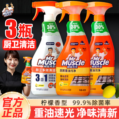 威猛先生厨房重油污净清洁剂