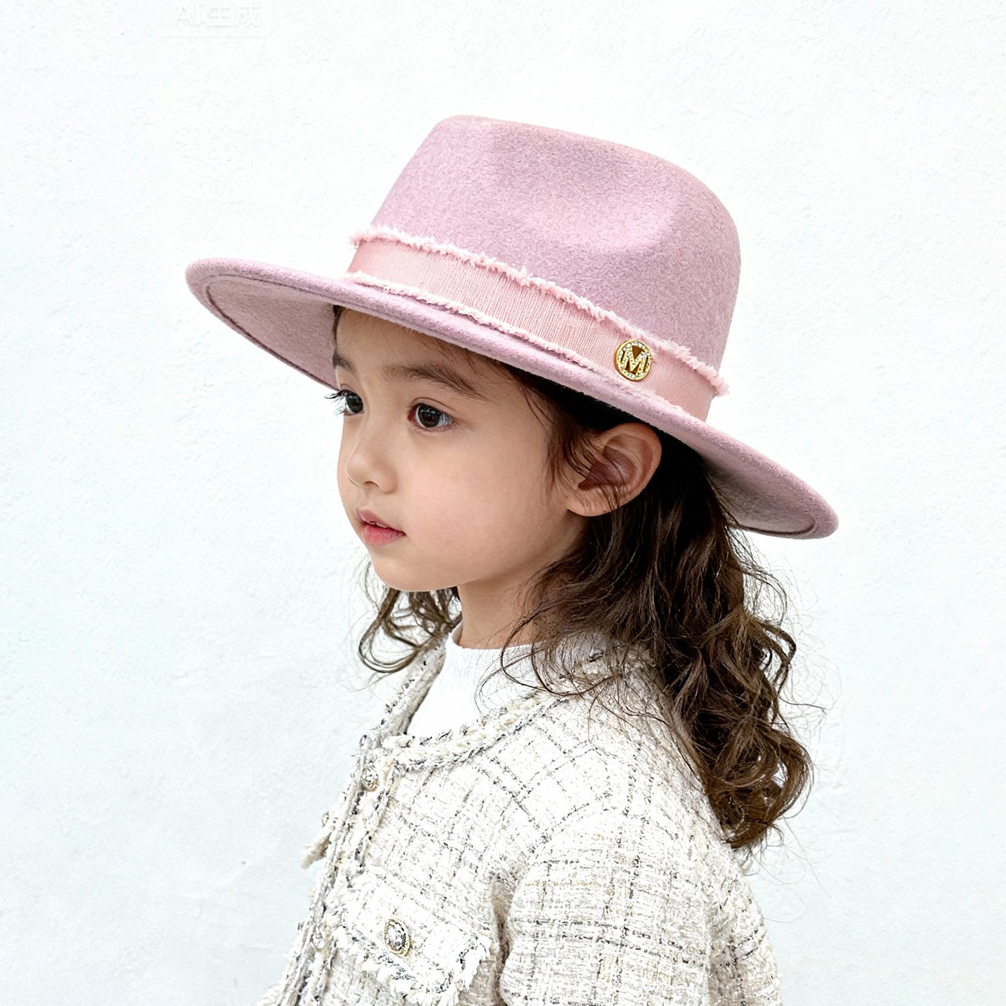 女儿的礼帽 小香风高级定制 羊毛赫本风礼帽千金羊毛呢爵士帽亲子,童装/婴儿装/亲子装,帽子,淘宝优惠券,粉丝福利购,淘宝优惠卷